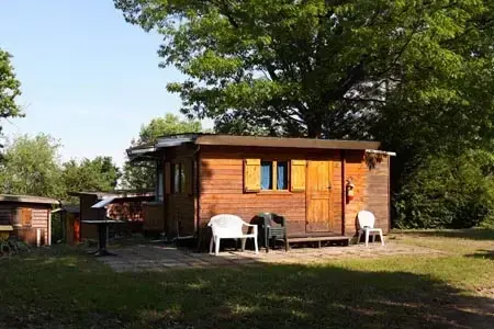 Caravan con chalet e bagno 2 Pers