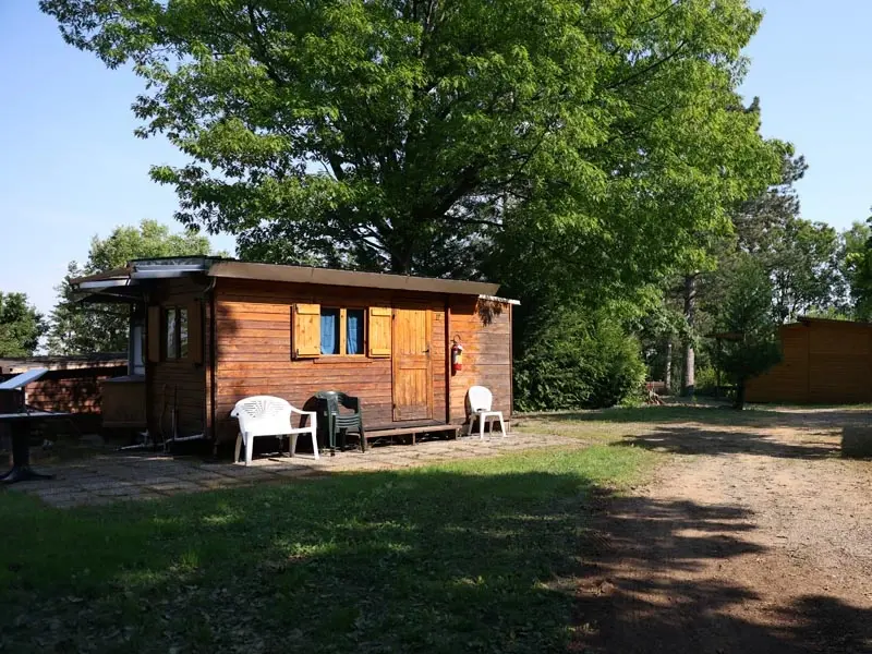 Caravan con chalet e bagno 2 Pers