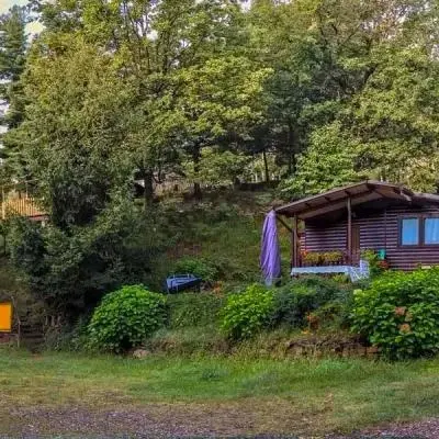 Caravan con chalet e bagno 2 Pers